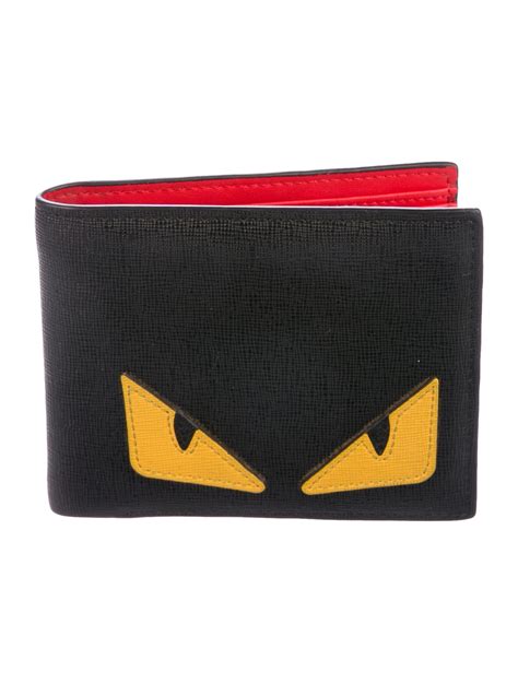 fendi leather bifold wallet|Fendi wallet price.